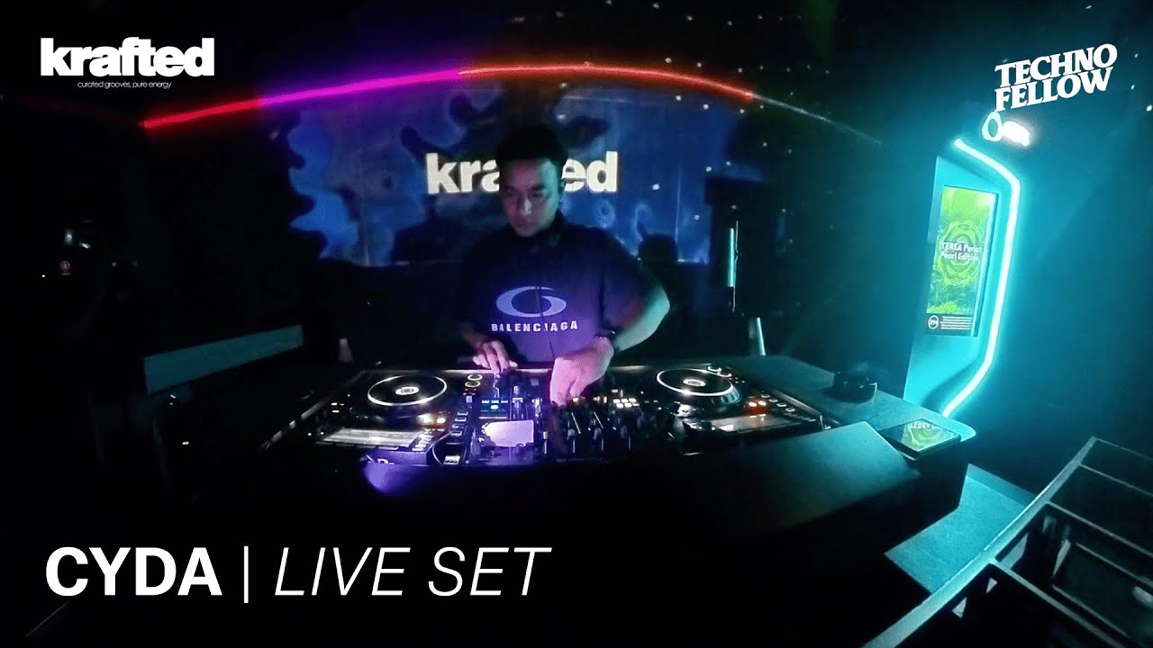 CYDA LIVE SET AT KRAFTED | TECHNO FELLOW (Arcadaz, Yogyakarta, Indonesia)