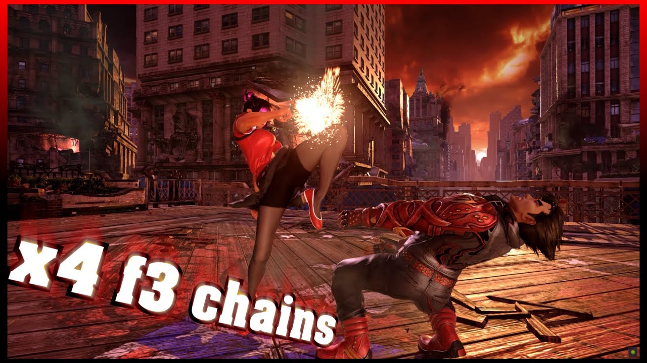 Tekken 7 -  How to do 4 f3's w/ Josie