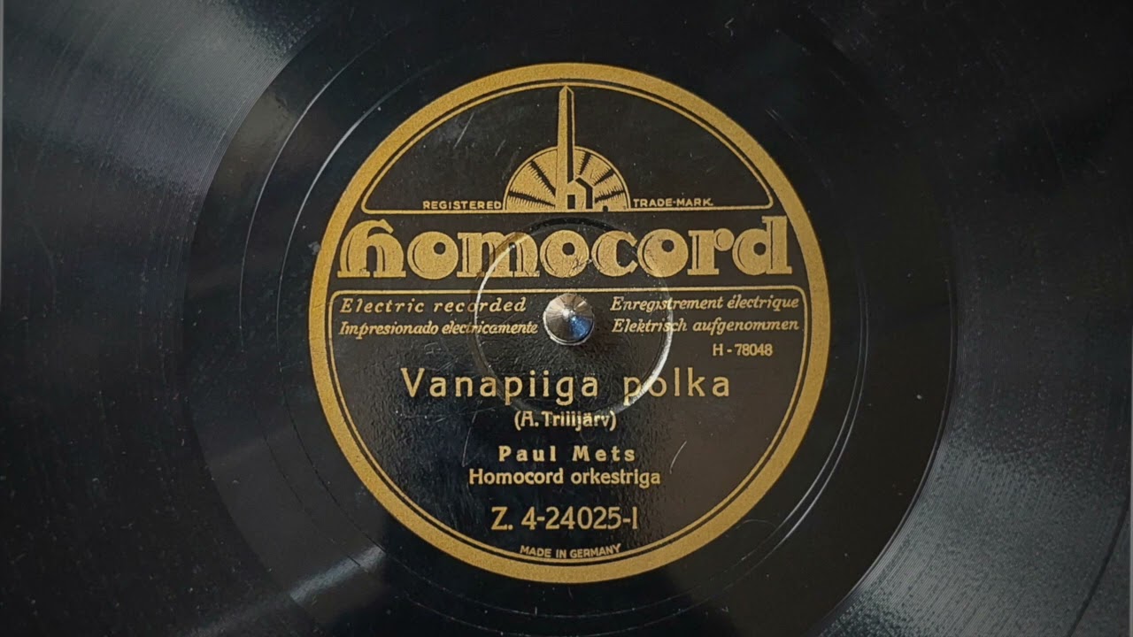 Paul Mets - Vanapiiga polka (1930)