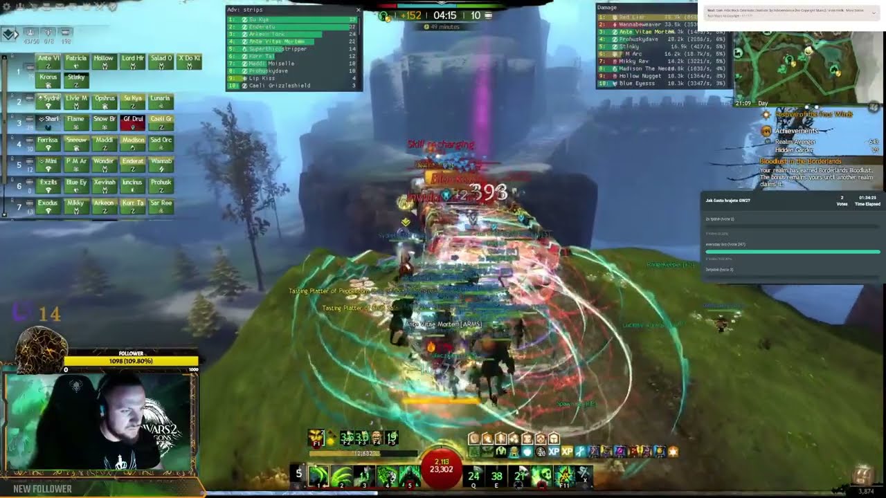 Twitch Gameplay - GW2 META EVENTY a POKEC☢️+ Giveaway ITEMů!!