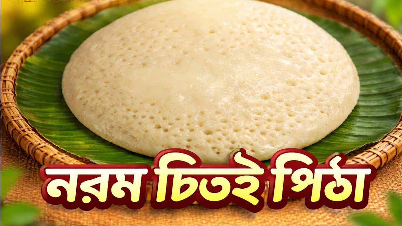 নরম চিতই পিঠা 🥯🍥