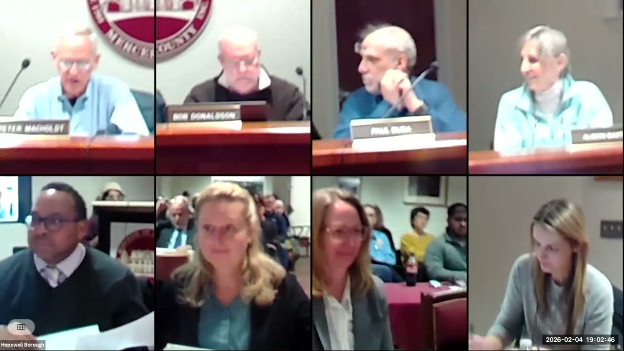 February 4, 2026 Hopewell Borough Planning Board Meeting