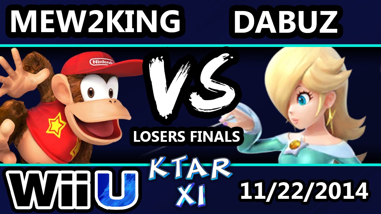 KTAR XI - Mew2King (Diddy Kong) Vs. Dabuz (Rosalina) - Losers Finals - Smash Wii U