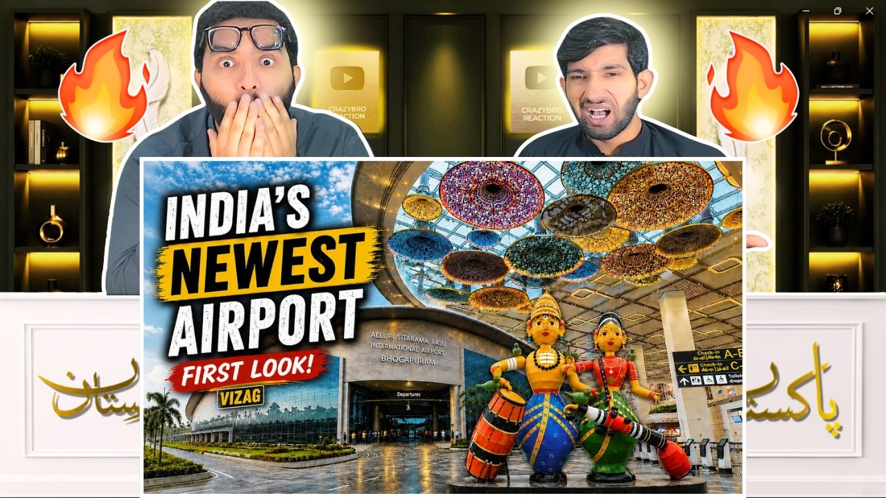 Reaction On Vizag's New Airport | Bhogapuram Airport Experience | Pakistani Reaction❤️