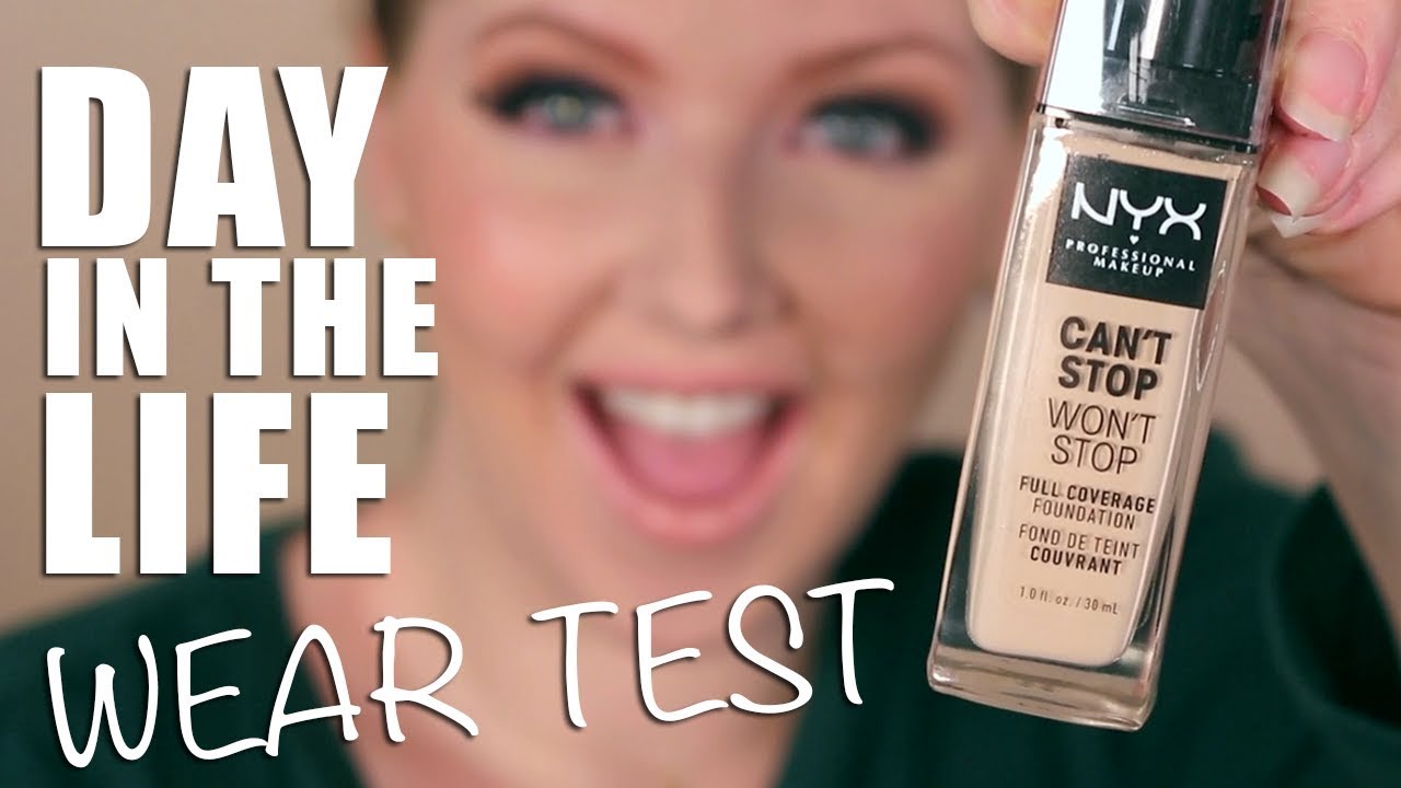 NYX Can't Stop Won't Stop Review | WEAR TEST Vlog