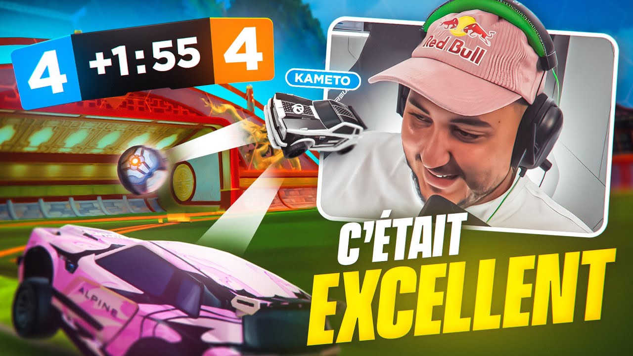 CETTE GAME OVERTIME EST EXCEPTIONNELLE 😂 (Rocket League ft. Kameto)