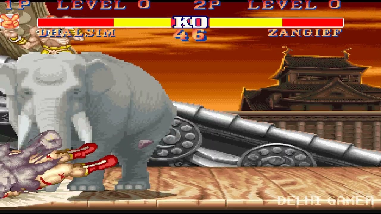 Dhalsim vs Zangief - Street Fighter II