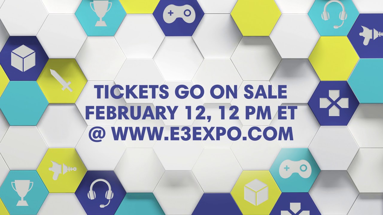E3 2018 Tickets on Sale Feb. 12