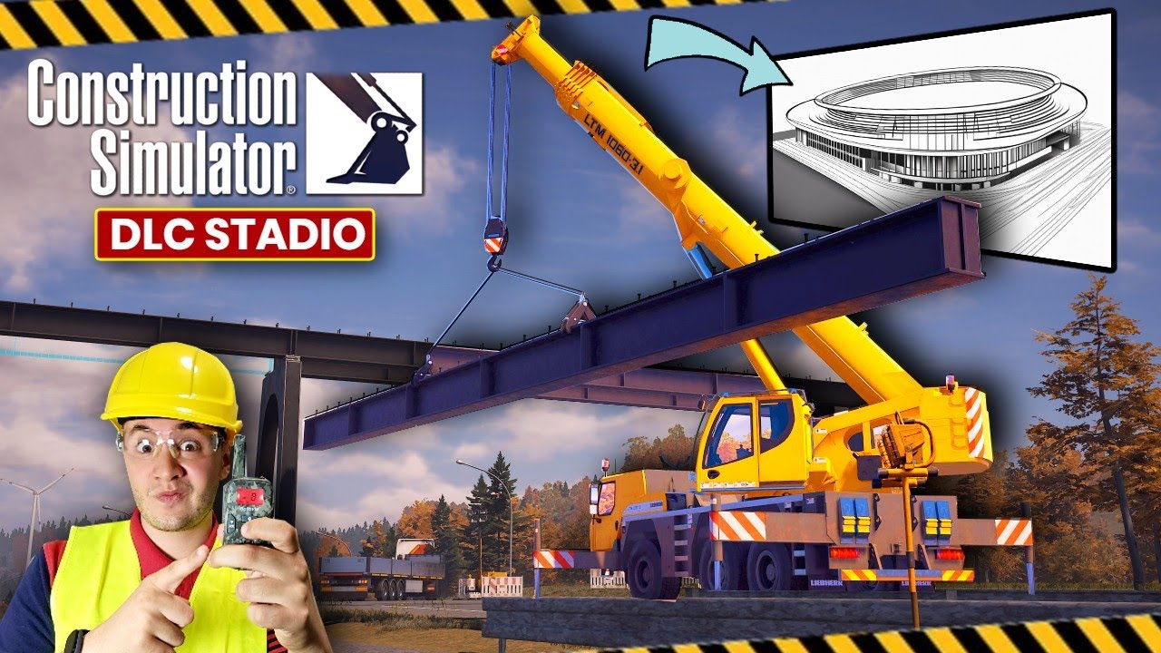 COSTRUZIONE STADIO ROMA su CONSTRUCTION SIMULATOR!