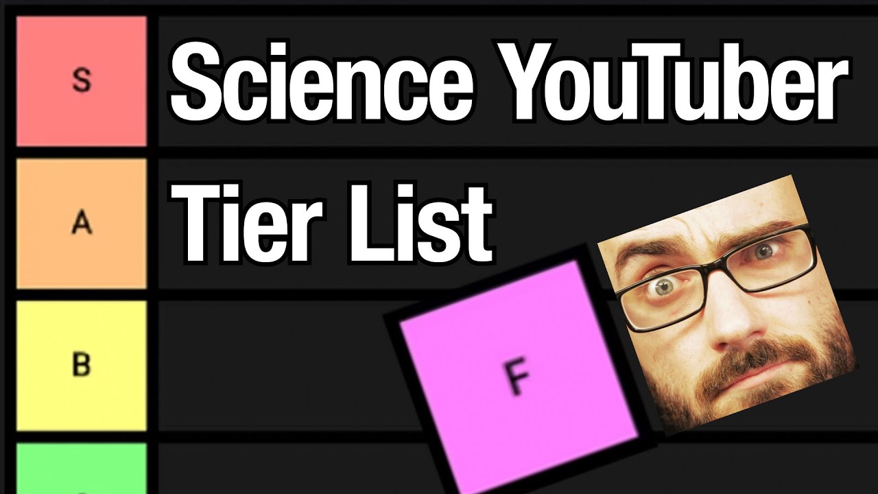 Official Science YouTuber Tier List