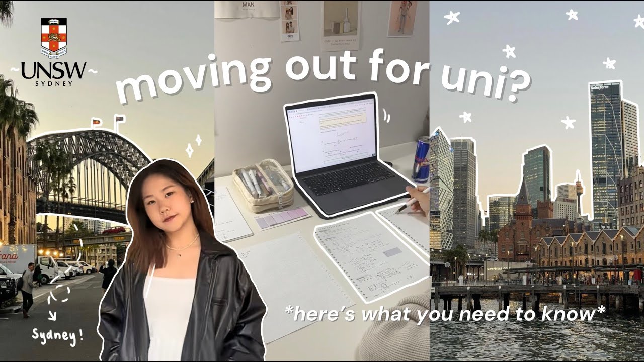 my experience moving to SYDNEY for university 📦: UNSW advice, biggest fear, making friends, regrets