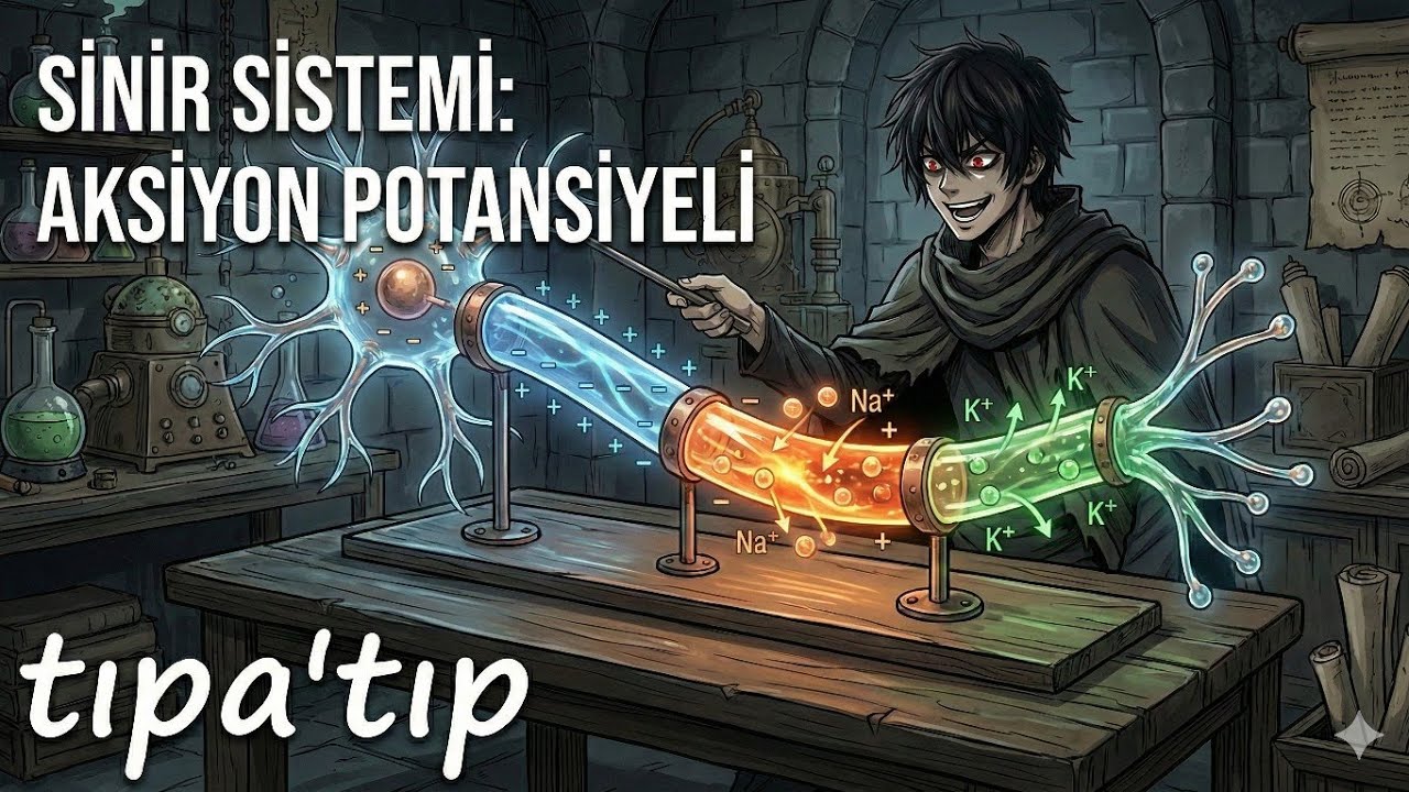 Sinir Sistemi ve Aksiyon Potansiyelinin Mantığını Kavra! Tıpa'tıp Çözüm #yks2026 