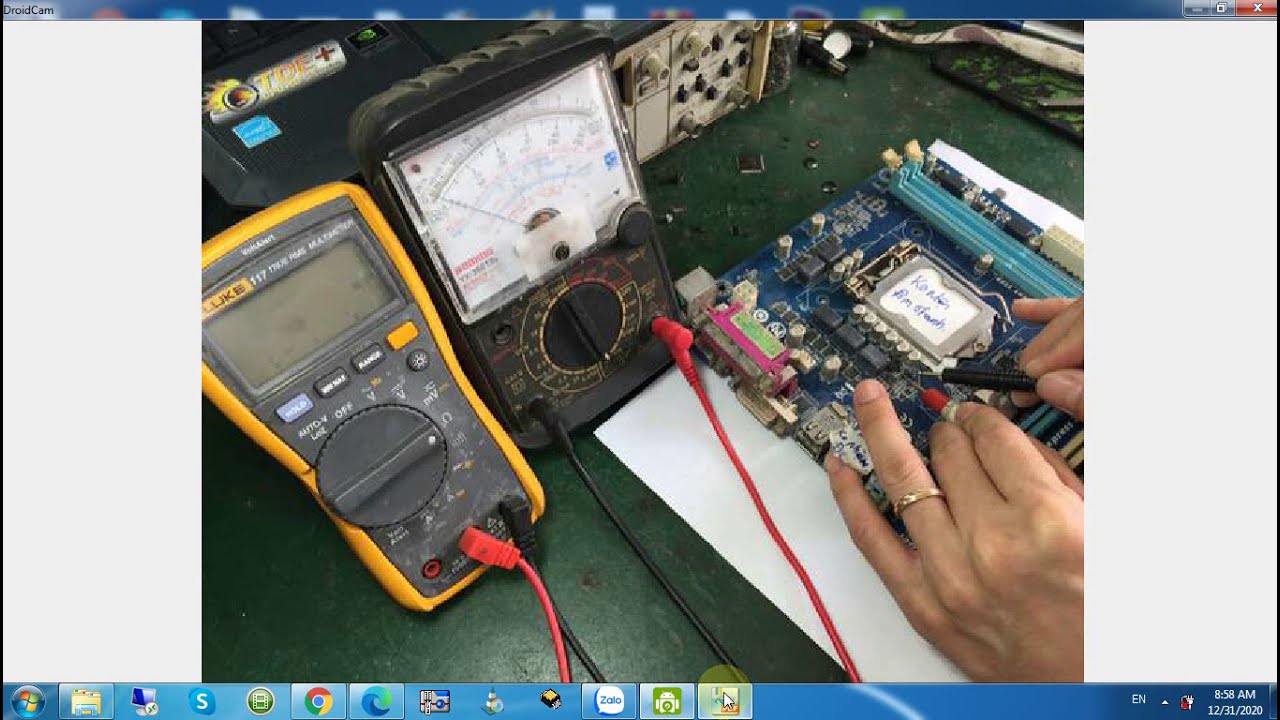 Hướng dẫn đo đạt xác định sống chết thuận nghịch linh kiện điện tử trên mainboard