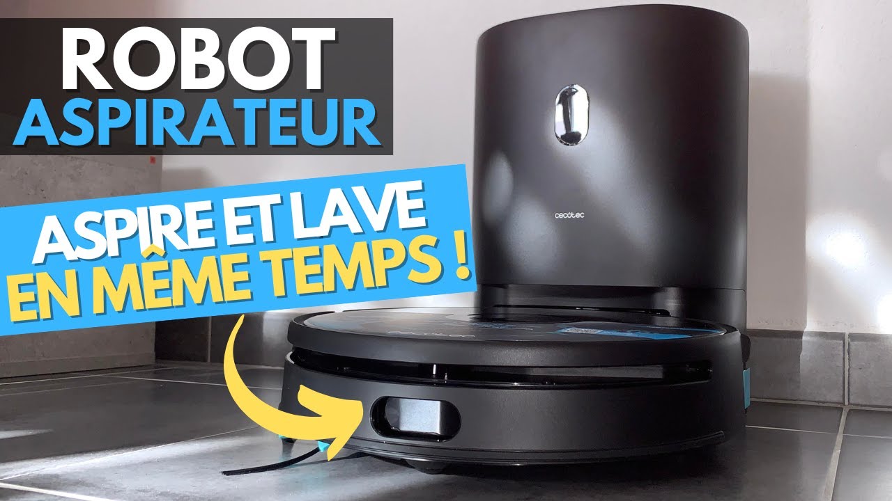 Je teste ce robot Aspirateur Laveur avec Vidange Automatique !