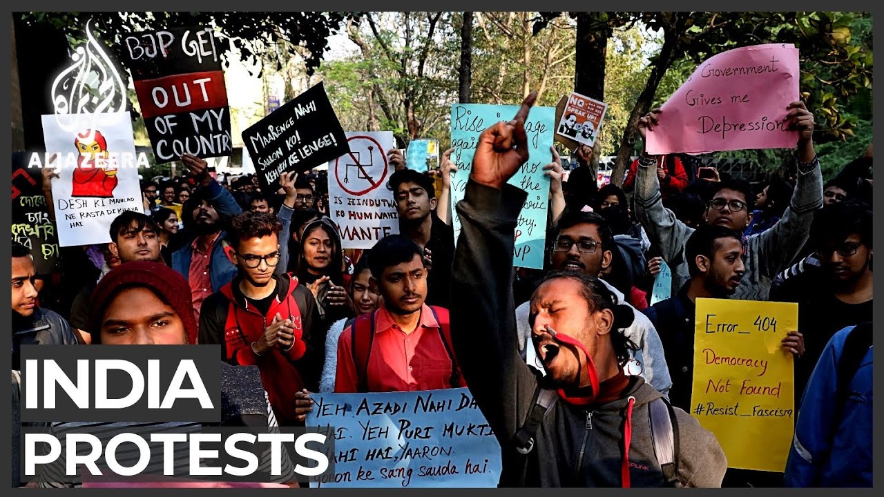 India campus violence: Nationwide solidarity protests held