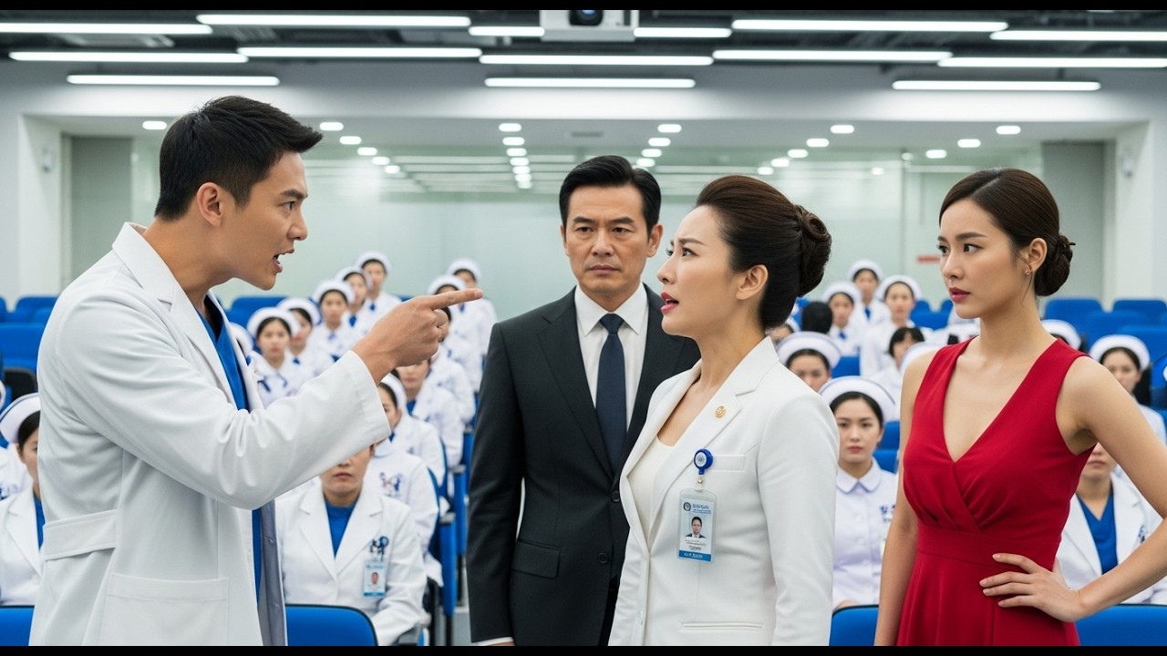 Bị Chồng Bác Sĩ Mắng Nhiếc Giữa Hội Thảo Y Khoa – 20 Phút Sau Cả Hội Trường Đồng Loạt Đứng Dậy