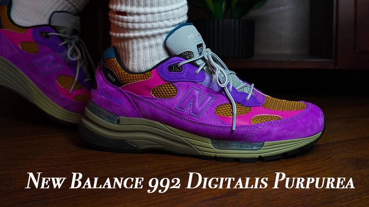 New Balance x Action Bronson 992 Digitalis Purpurea Подробный обзор / Пешком!