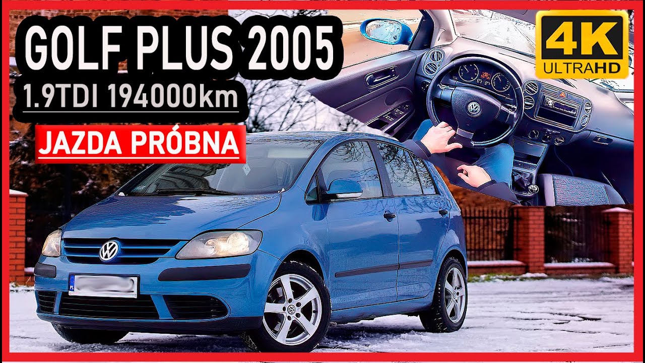 VW GOLF PLUS 1.9TDI 2005  194000km JAZDA PR&Oacute;BNA