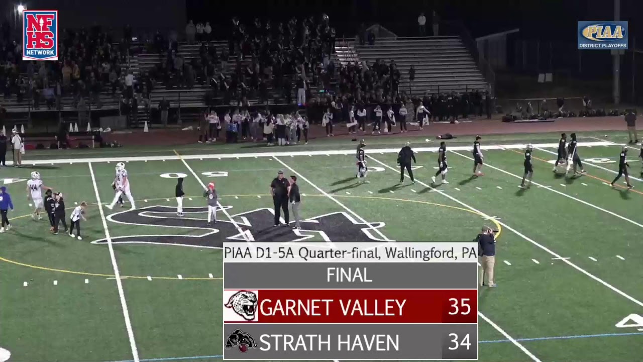 PIAA District 1 5A Quarterfinals Garnet Valley vs Strath Haven High School football