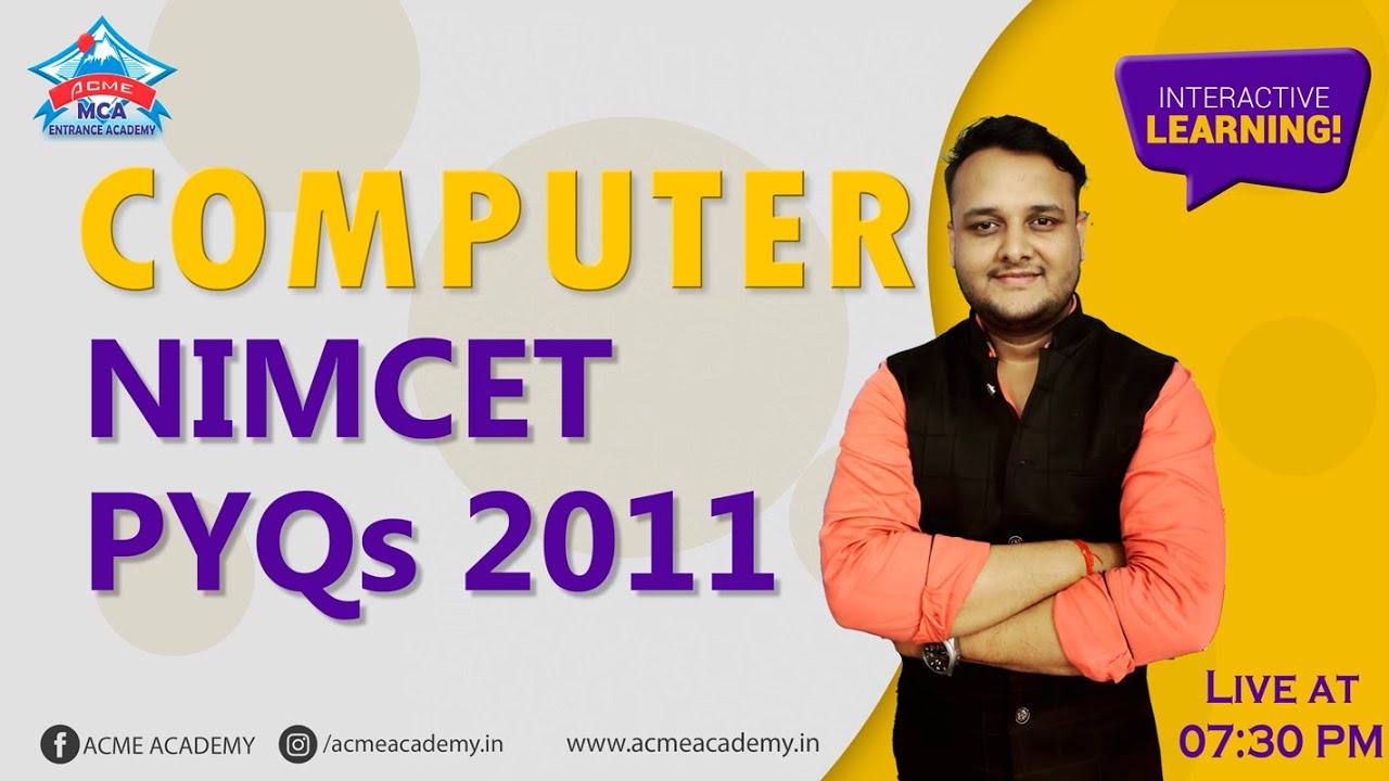 NIMCET Computer 2011 Solution with Short Tricks | NIMCET 2023 Exam | Crash Course | Notification Out