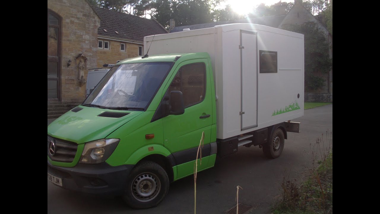 ASDA fridge box delivery van to camper conversion