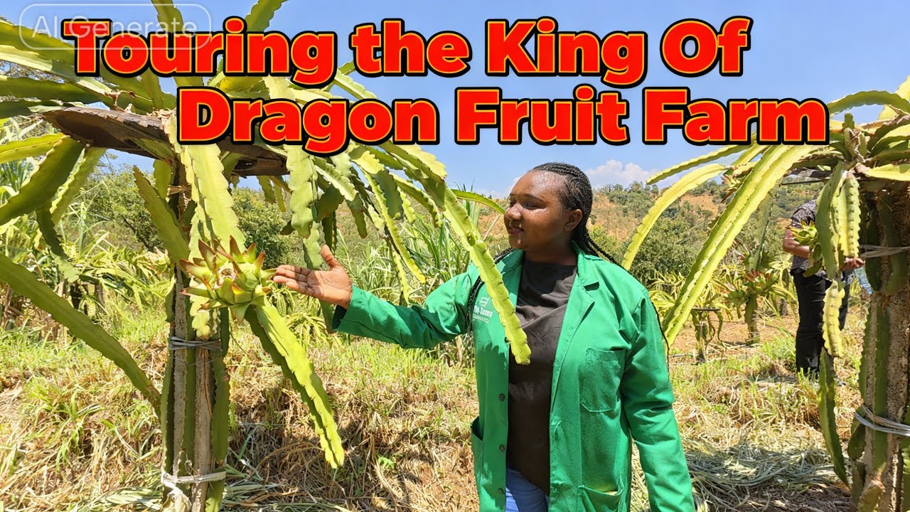 Inside the king of Dragon fruit huge  farm
