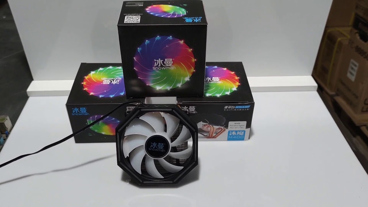Snowman M400 Rainbow CPU Soğutucu Fan