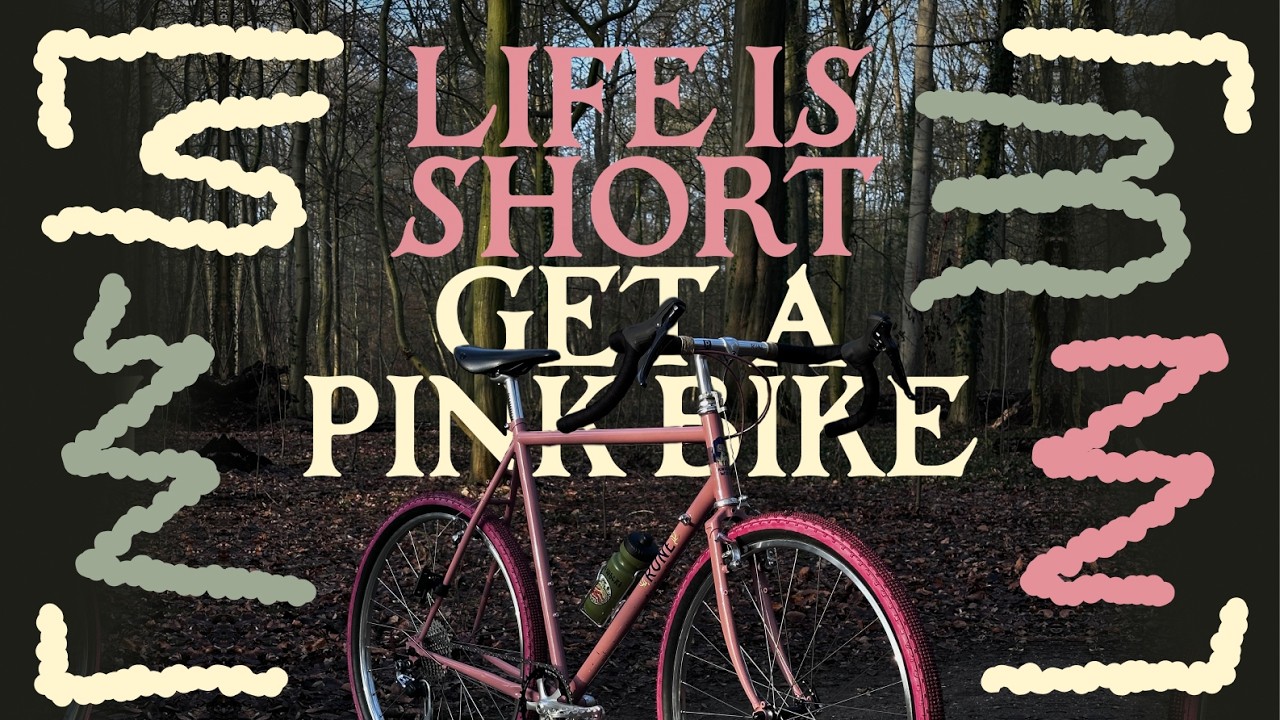 Building a pink bike to get through dark months.
