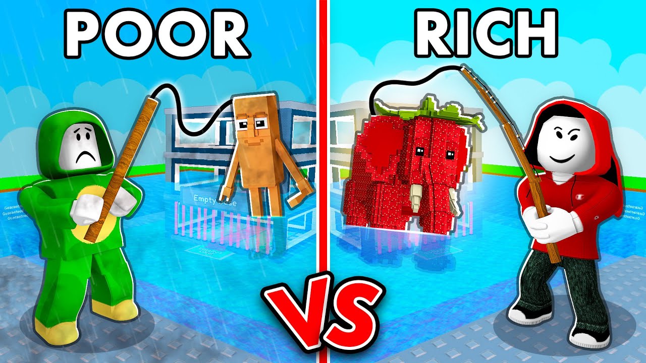 JJ vs Mikey Brainrot Fishing Battle - Maizen Roblox