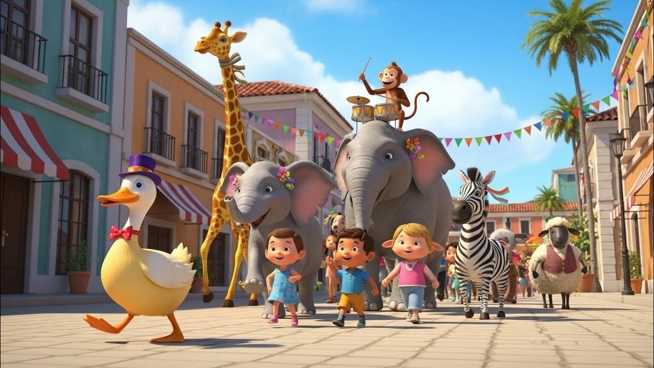 Happy Animal Friends & Playful Kids | Fun, Friendship & Adventure