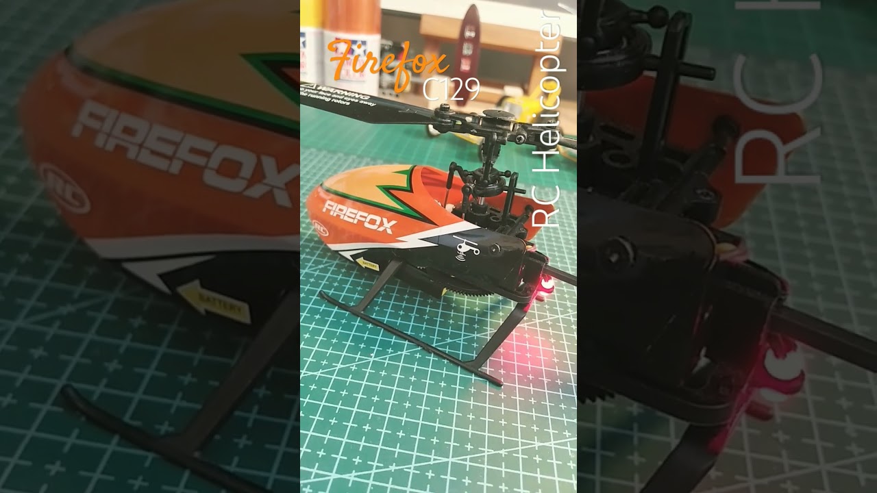 FIREFOX C129 RC HELICOPTER #FLYBARLESS RC HELI #EACHINE E120 E120S E150 #SUBSCRIBE TO WIN!!
