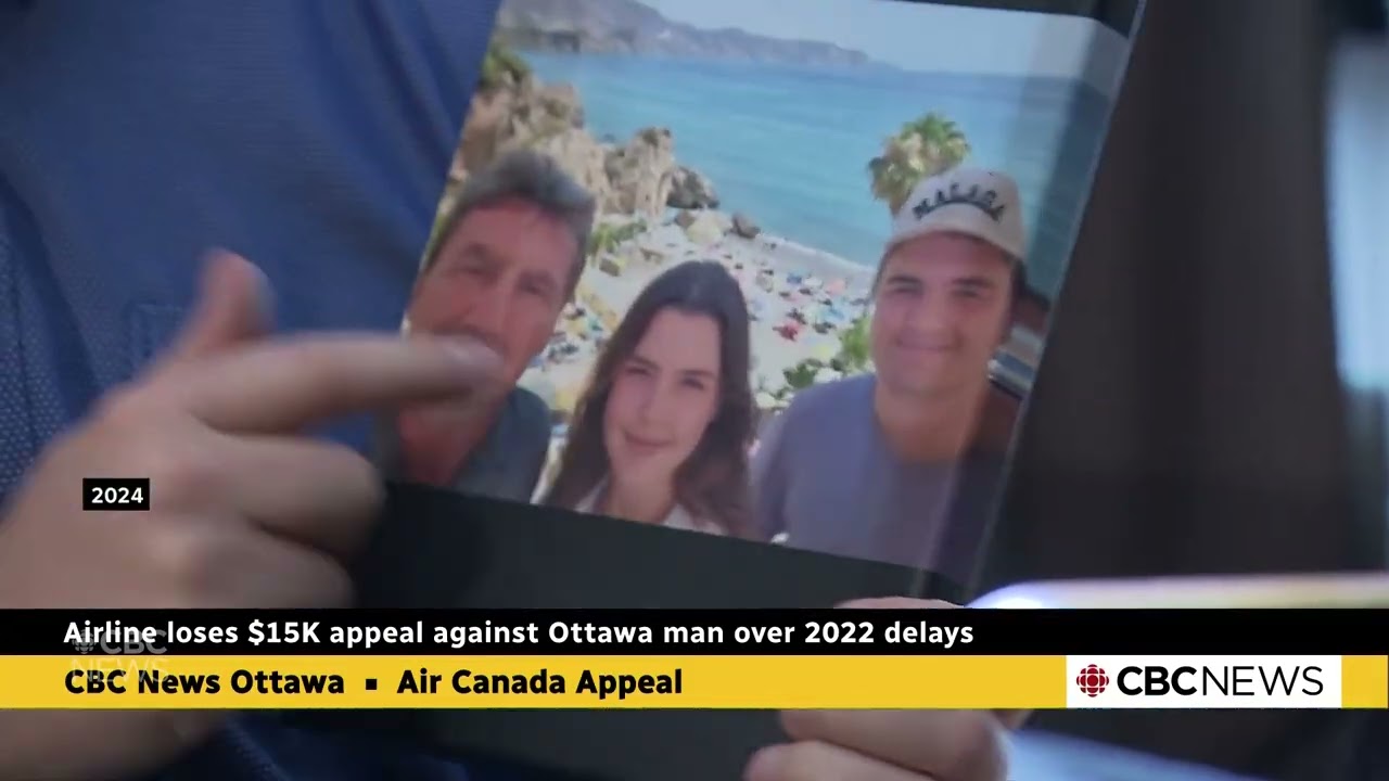 Авиакомпания Air Canada проиграла апелляцию на 15 000 долларов против жителя Оттавы из-за задерже...