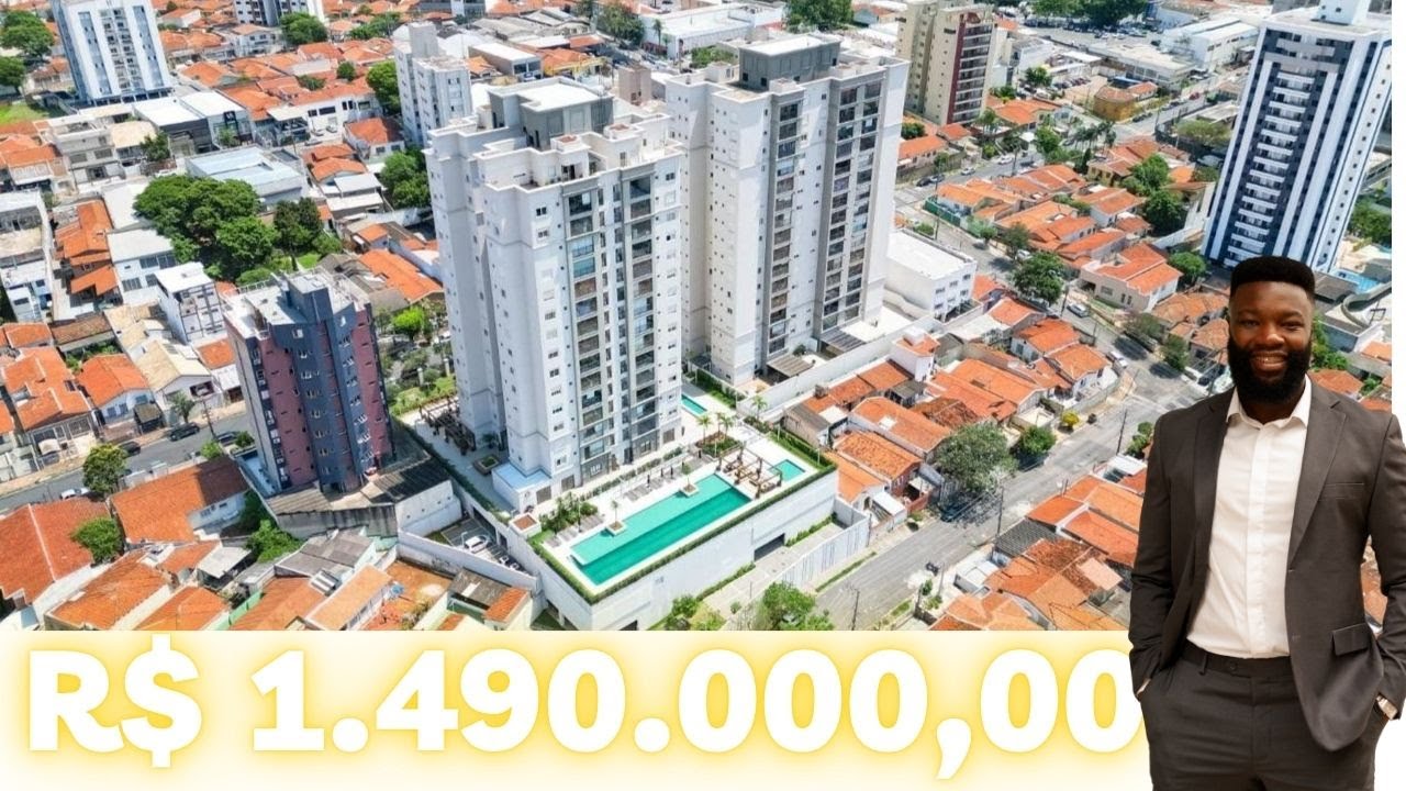 APARTAMENTO MOBILIADO Á VENDA NO TAQUARAL, CAMPINAS-SP