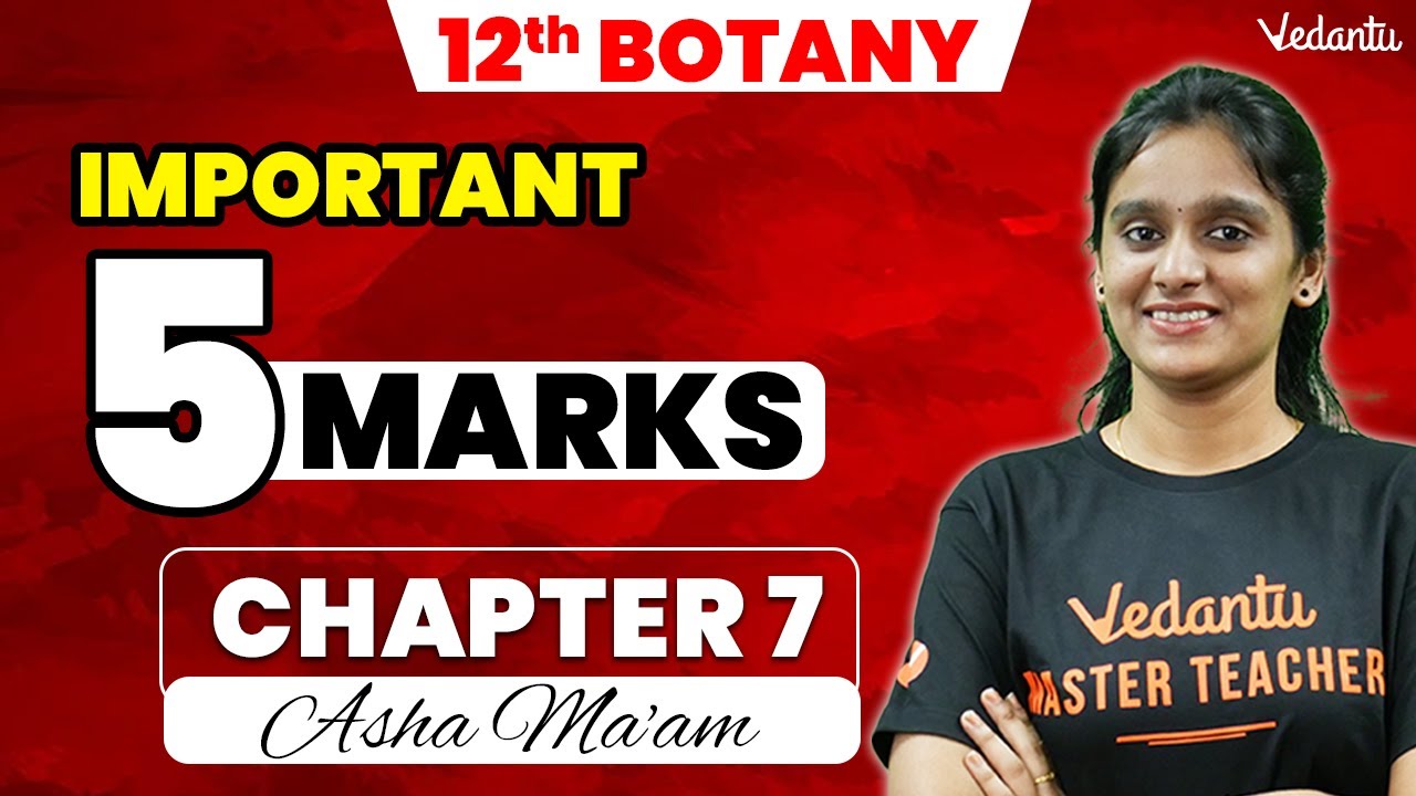 12th Biology | CH 7 Ecosystem - Important 5 Mark Questions | 2nd Mid Term | Asha Ma'am