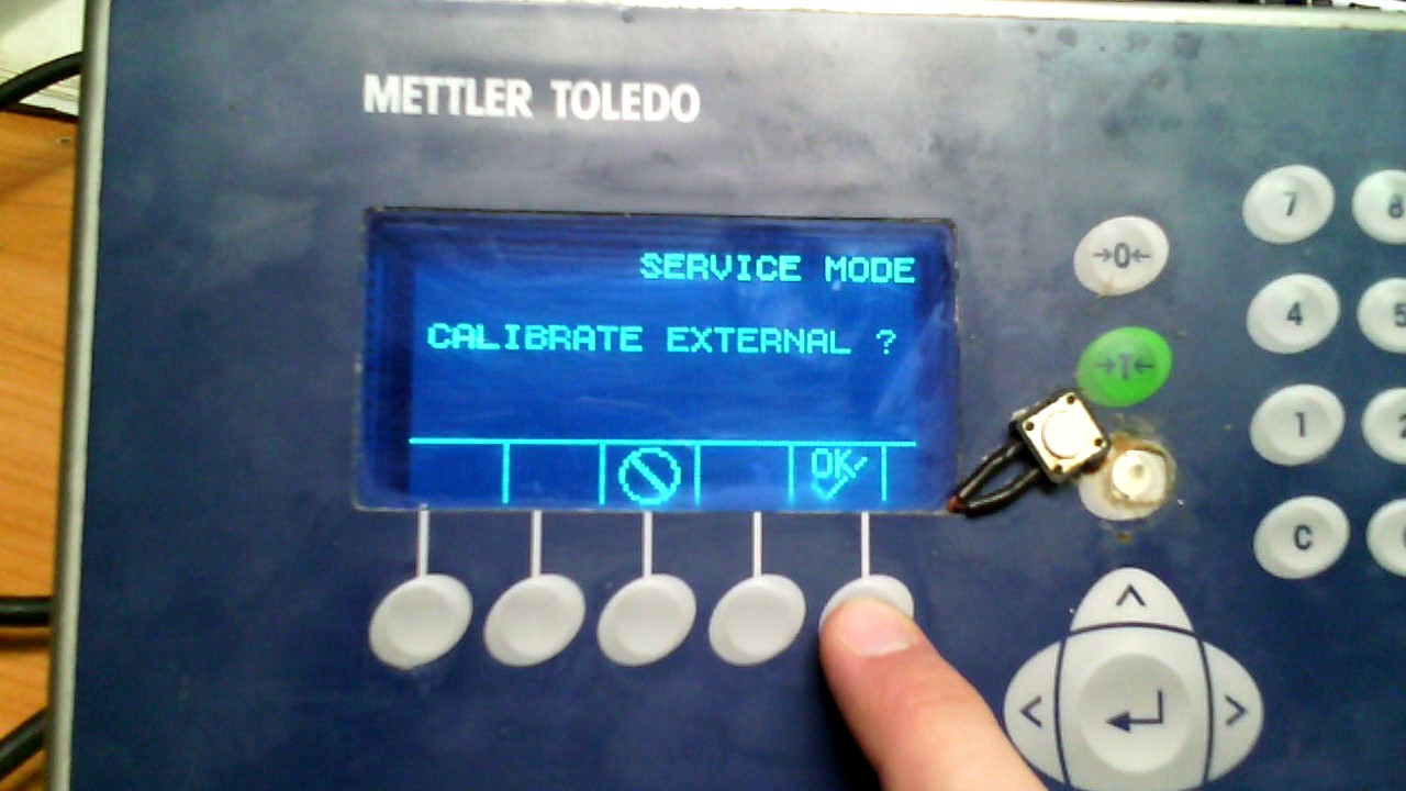 mettler toledo IND 560 калибровка