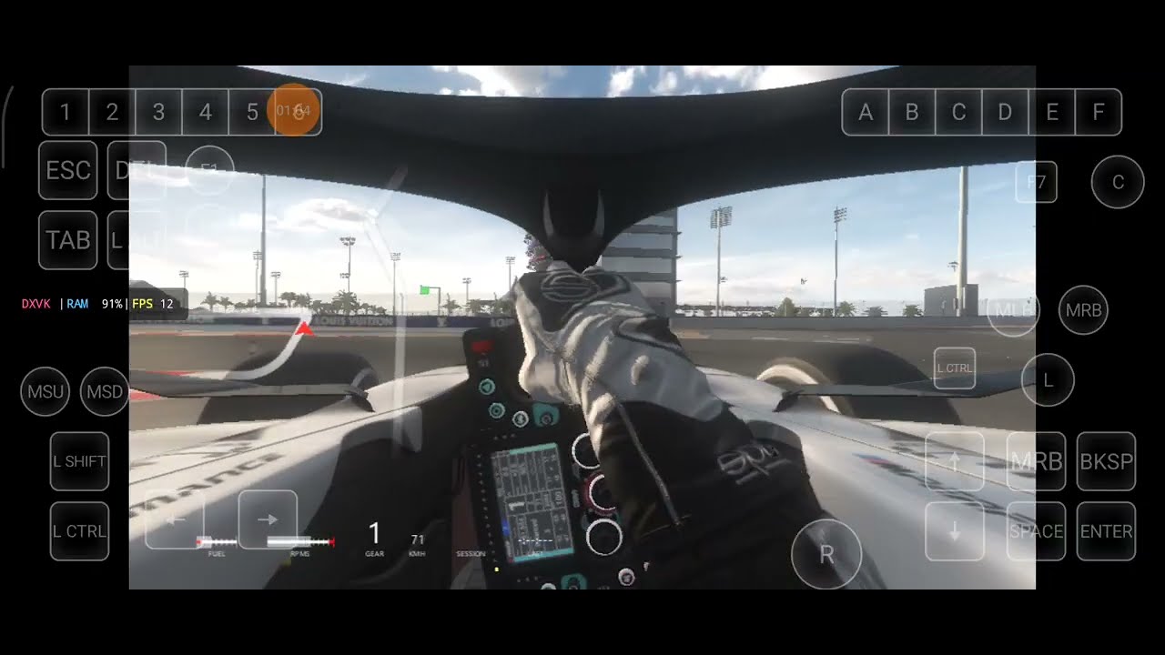 F1 2026 pre-season test Bahrain Assetto Corsa