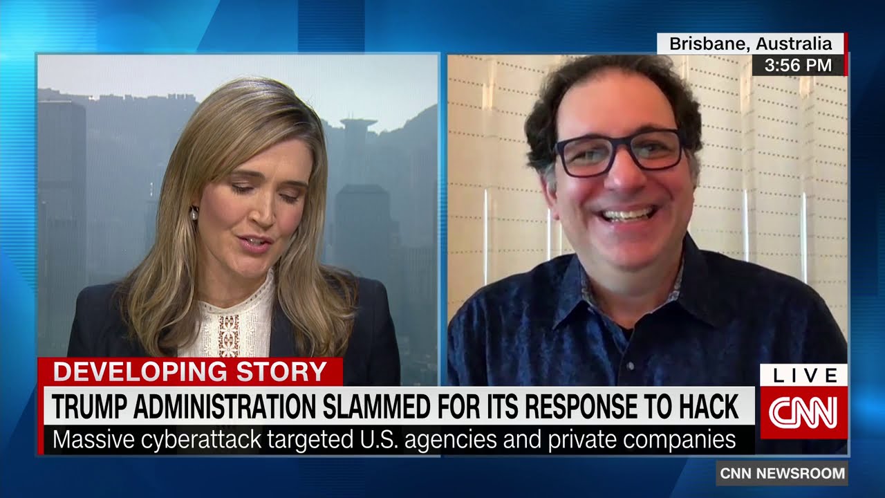 Interview with Kevin Mitnick discussing the latest on the SolarWinds Hack - CNN Newsroom Live