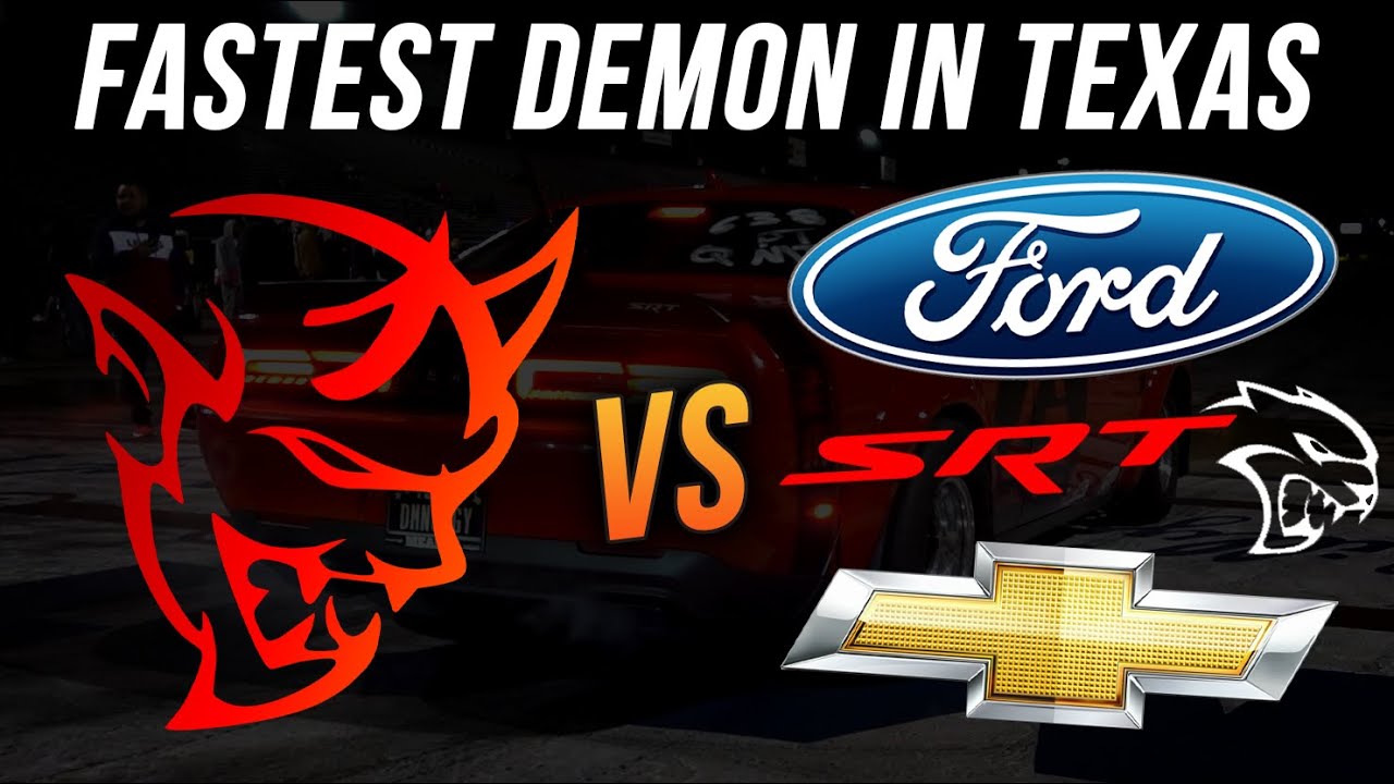 The FASTEST Demon in Texas 😈 Dodge Demon vs Camaro, Mustang, Hellcat, Demon DRAG RACING | Demonology