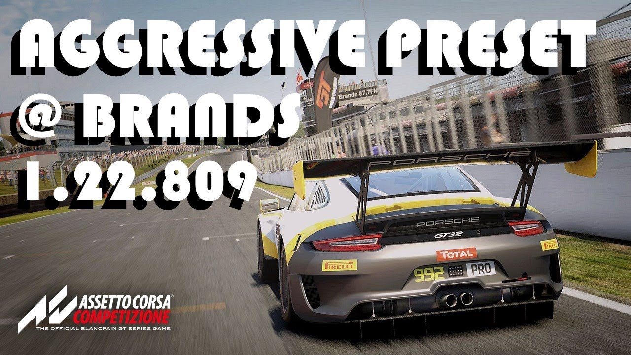 AGGRESSIVE SETUPS ARE JUST GREAT | Assetto Corsa Competizione | 911 GT3R @ Brands Hatch