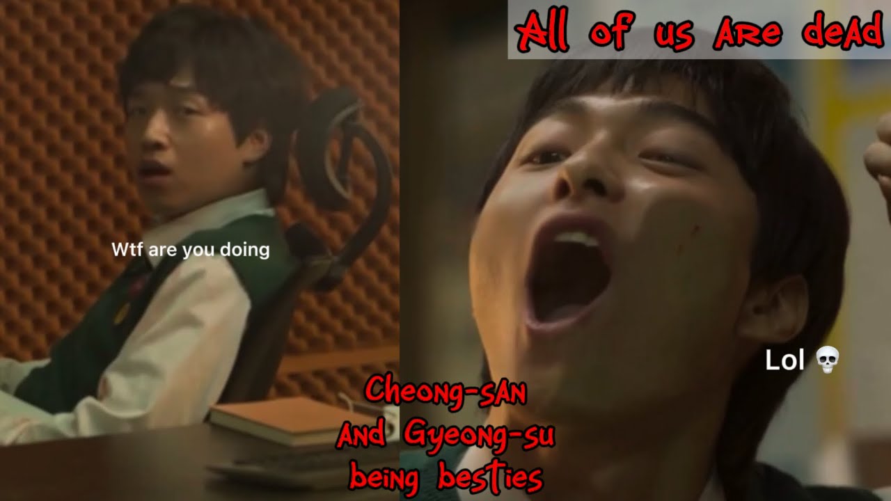 Cheong-san and Gyeong-su being besties for 2 minutes straight 💀