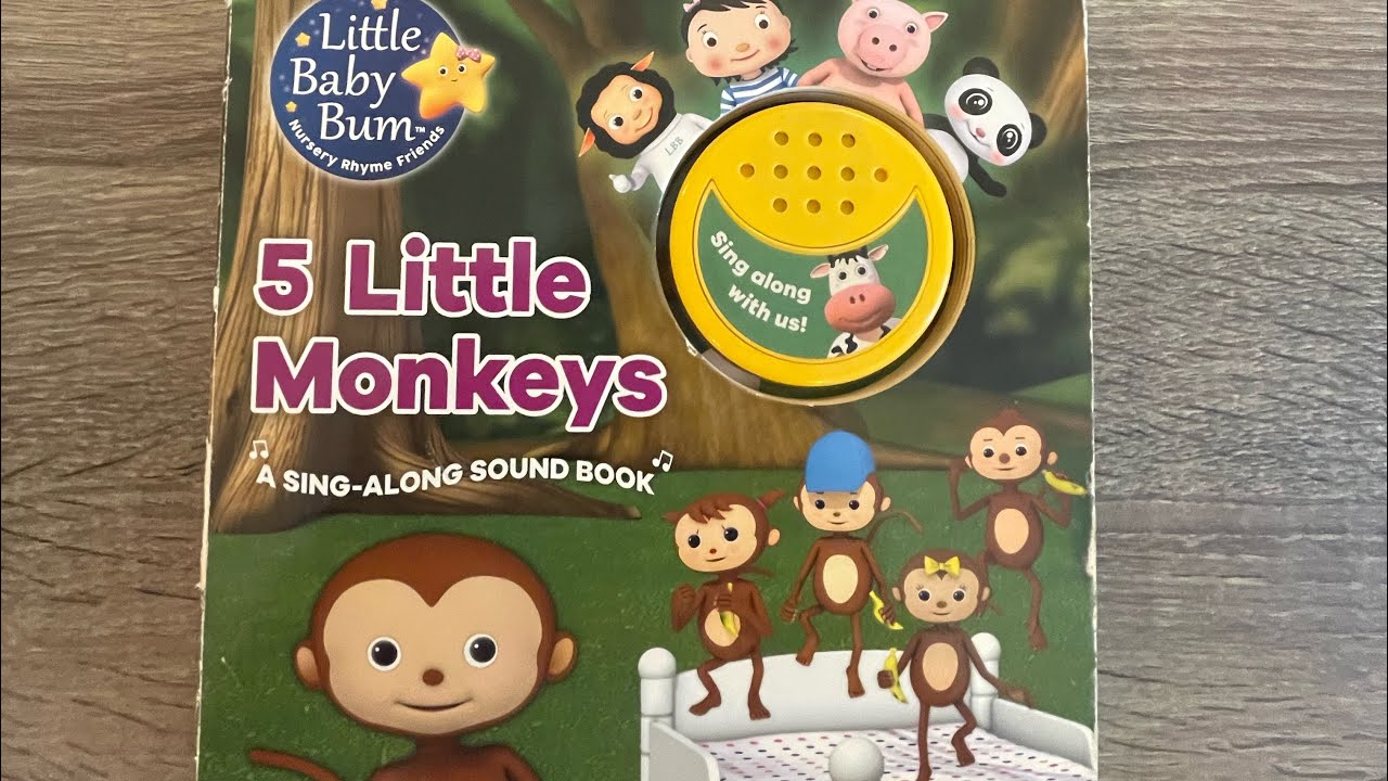 Review Book from Little Baby Bum | Five Little Monkeys Jumping On The Bed | Nursery Rhymes | Kids
