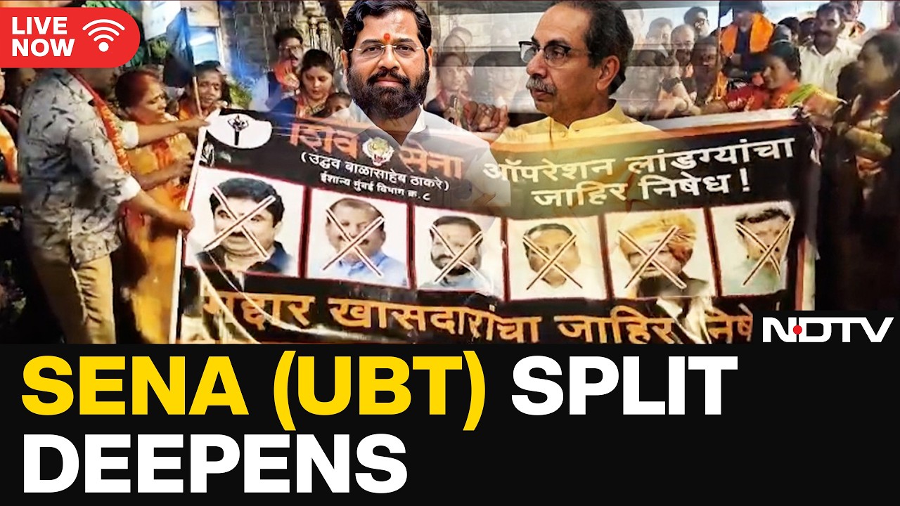 Shiv Sena Split LIVE | Sena Split 2.0: UBT Workers Hit Streets As Anger Against Rebels Grows