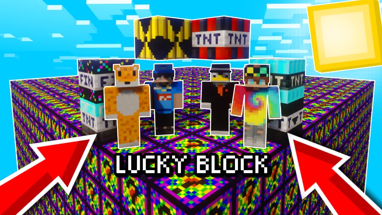 BATTAGLIA EPICA AI LUCKY BLOCK GIGANTI!!!!