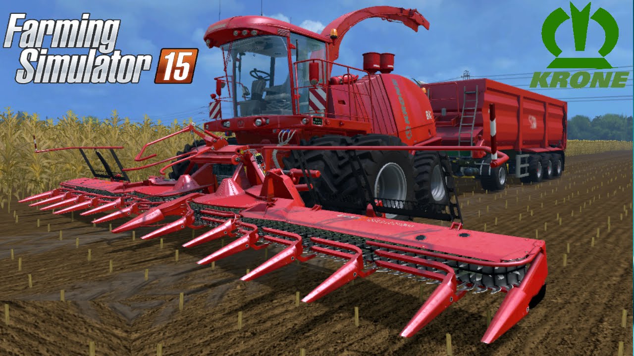 Farming Simulator 2015 mod harvester KRONE BIGXTREME HDR DYEABLE