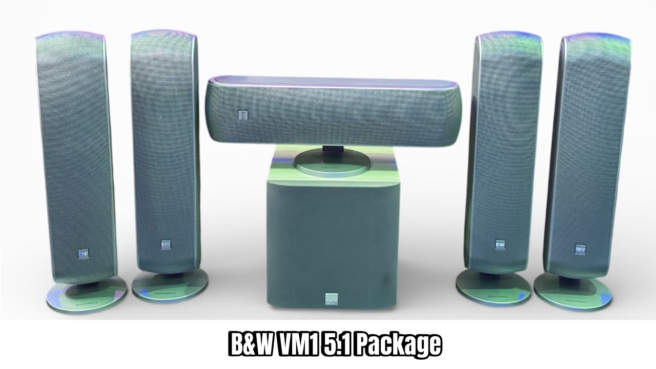 Bowers & Wilkins VM1 5.1 Package #bowersandwilkins #hometheaterreceiver #bowerswilkins #dolbyatmos 