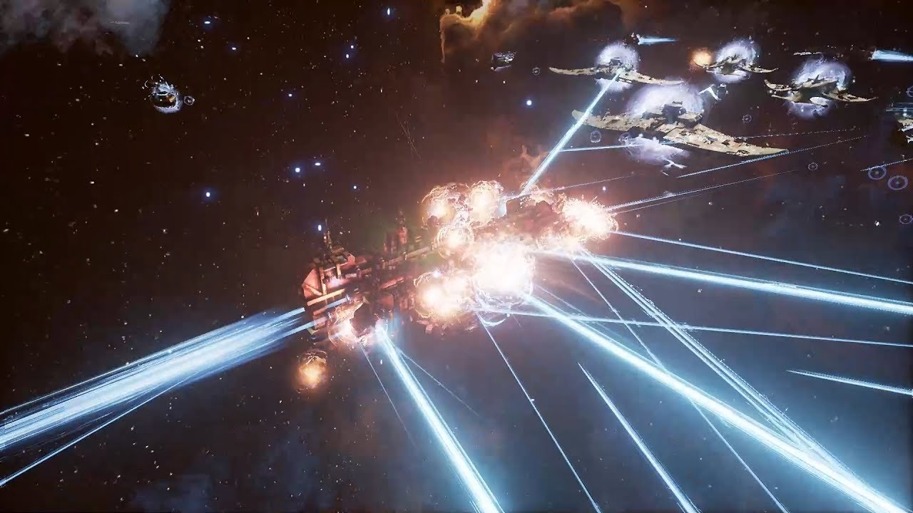TAU Empire (Water Caste) vs Space Marines! Rank 16 - Battlefleet Gothic Armada