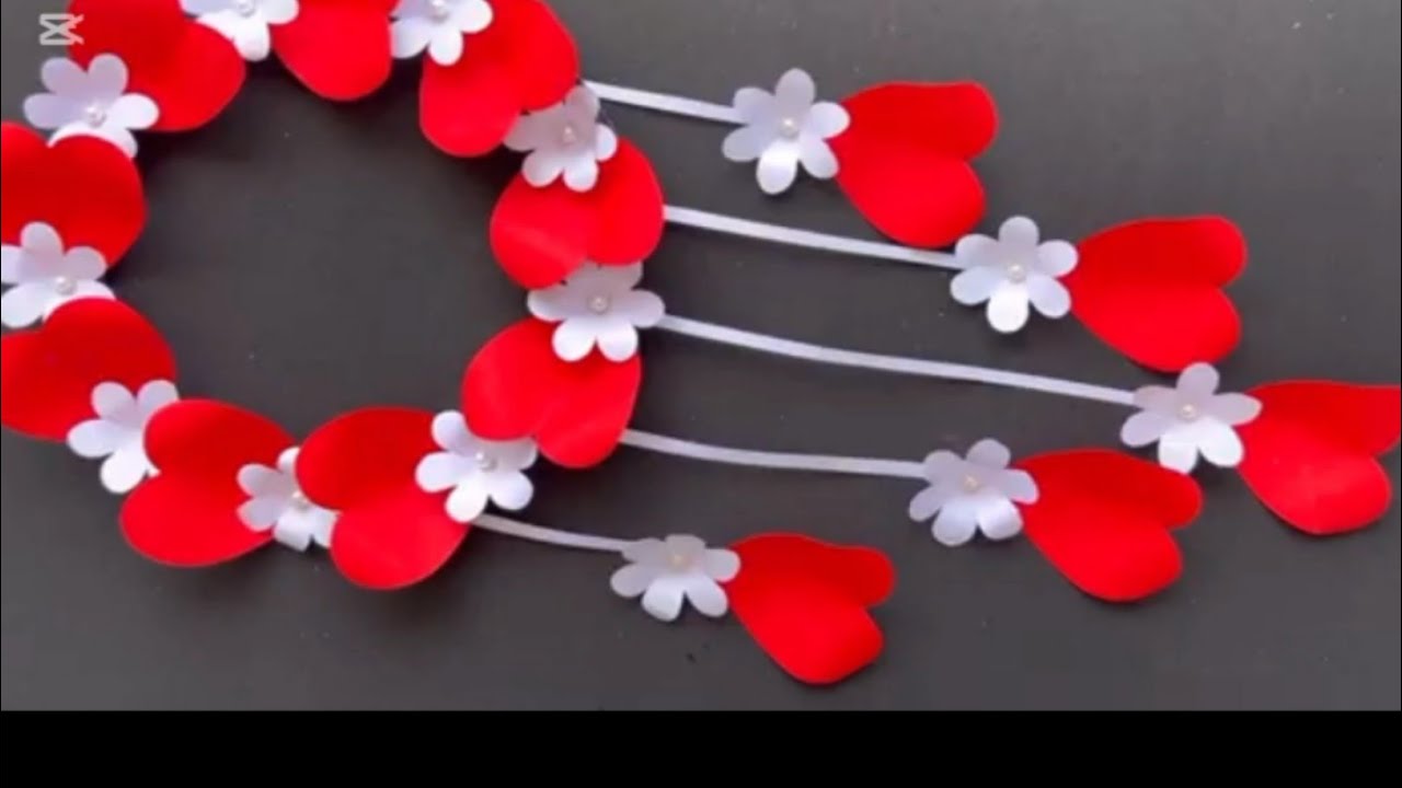 Unique Flower Wall Hanging /Quick Paper Craft For Home Decoration /Easy Wall Mate / DIY Wall Decor