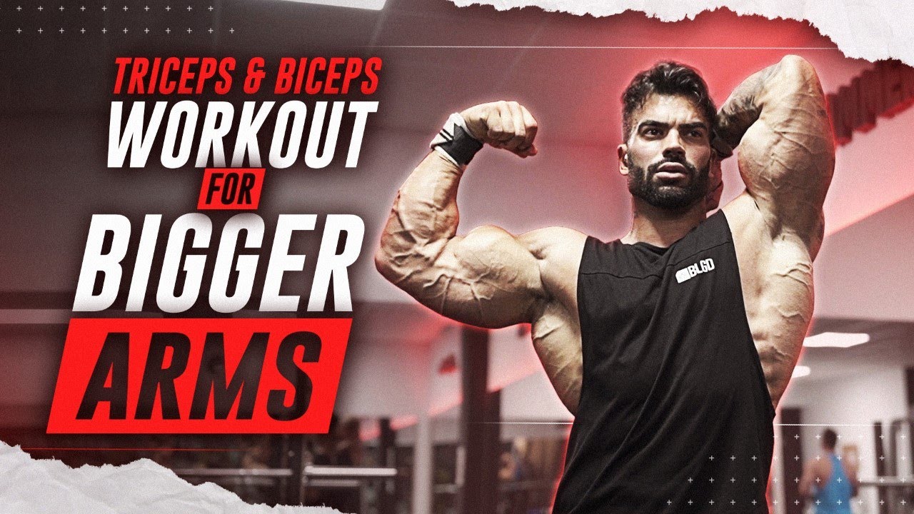 Полная тренировка бицепсов и трицепсов для БОЛЬШИХ рук 💪 Сержи Костанс