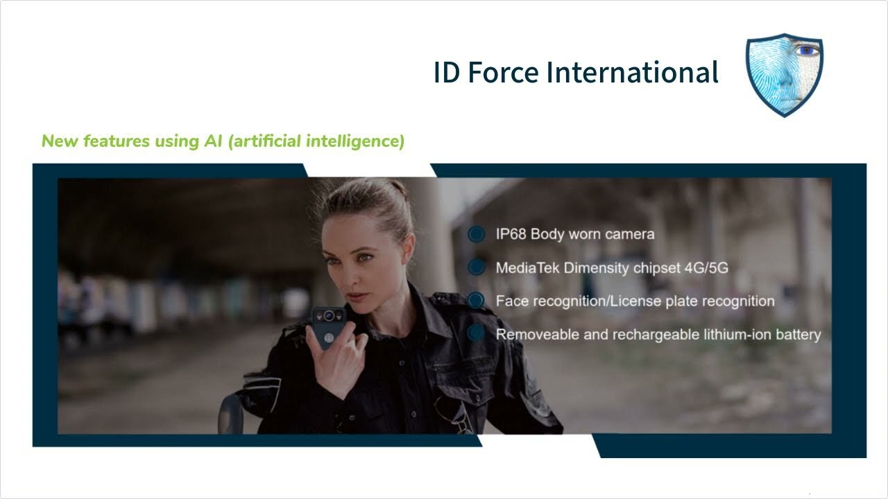 Kingtop body worn camera, 4G/5G connectivity. Capture every moment with clarity.