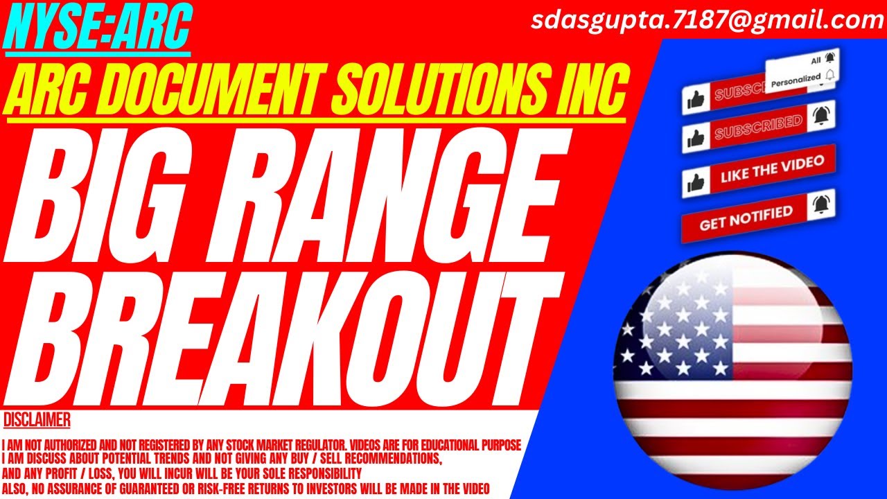 BIG RANGE BREAKOUT : ARC STOCK ANALYSIS | ARC DOCUMENT SOLUTIONS STOCK